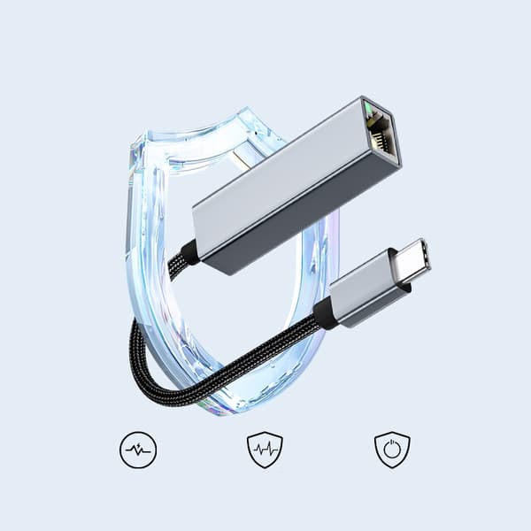 USB C - Ethernet-sovitin Gigabit