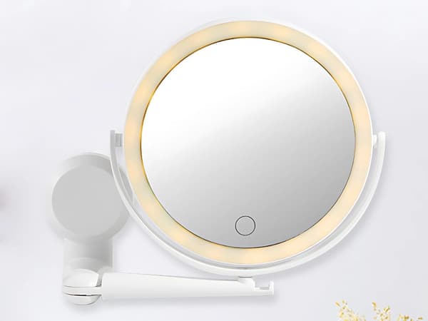 Makeup Mirror LED - Rotatable Magnifying Mirror with 360° Wall Mount