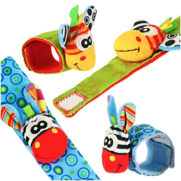 Wrist Rattles for Babies - 2-pack