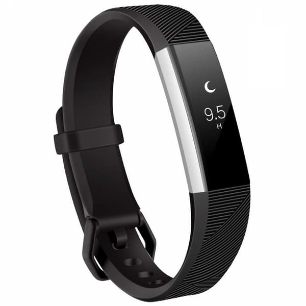Fitbit Alta / HR armbånd silikon Svart (S)