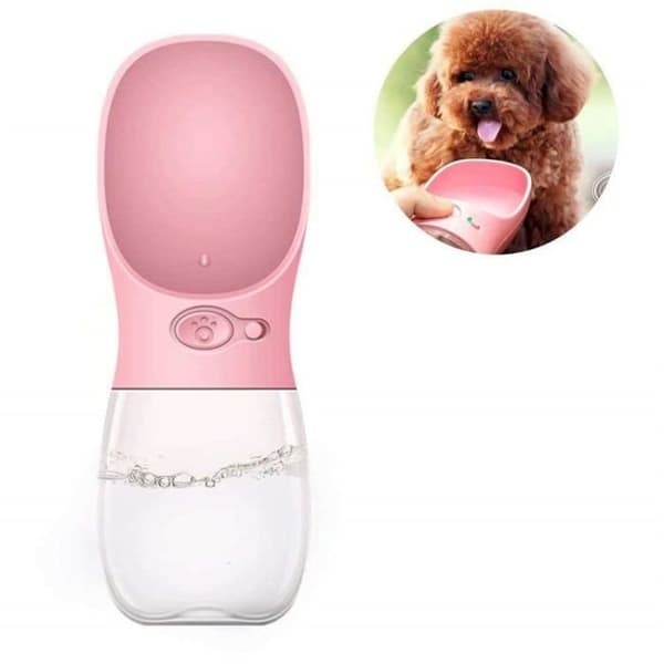 (Rosa) Bärbar vattenflaska - Ej specificerad - Rosa modell - 350 ml - Läckagesäker - Kompakt design