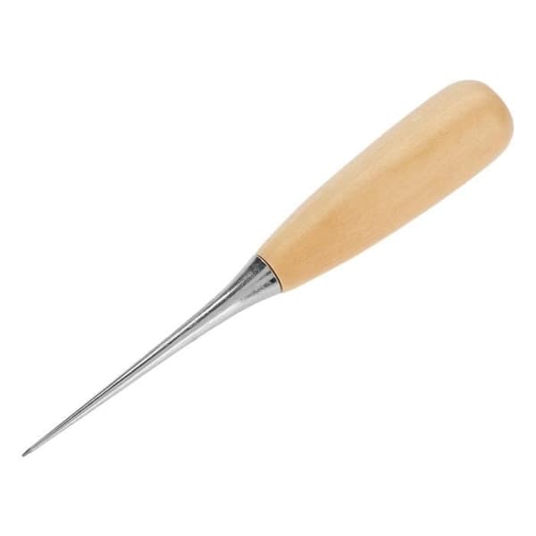 Leather Sewing Tool Repair Kit, Leather Sewing Kit - Includes Awl, Curved, Waxed Thread and Needle - For