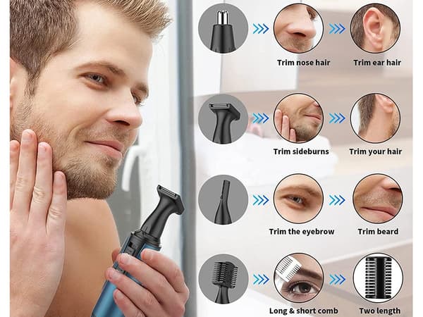 Nose Trimmer / Eyebrow Trimmer - 3-in-1