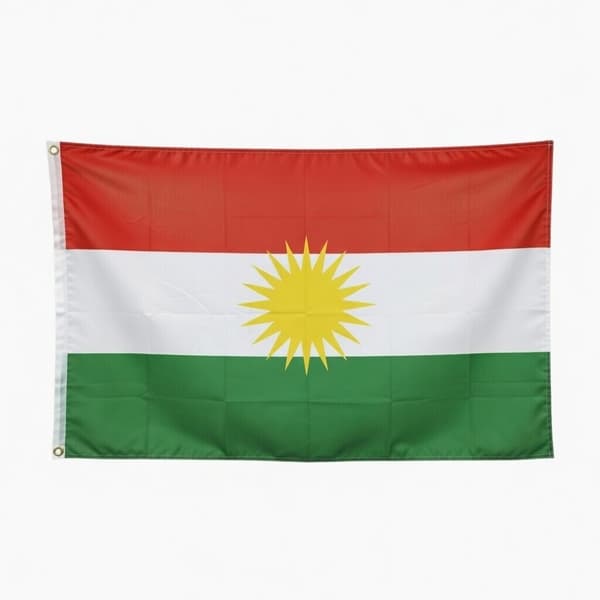 Kurdistan Flagg – 150 x 90 cm