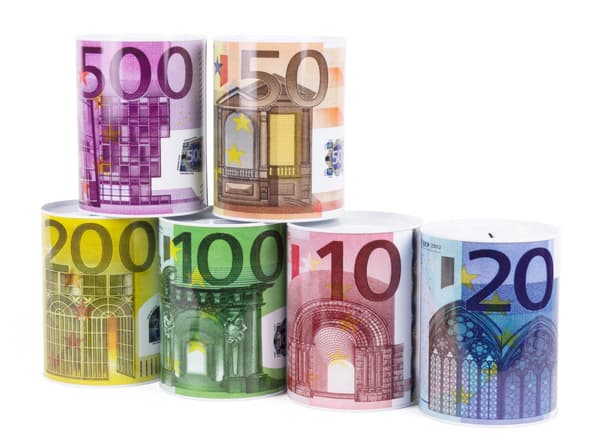 Spargris euro M mix