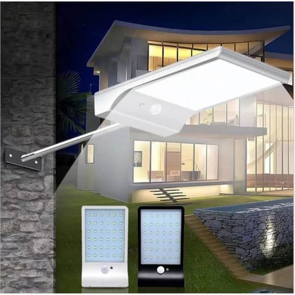 Solcellelampe - Trådløs - Bevegelsessensor - Hage/Dør/Inngang - 36 LED-lys