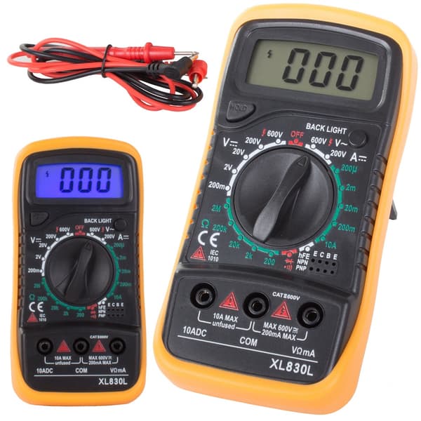 Digital Multimeter with Backlight - Measuring Instrument