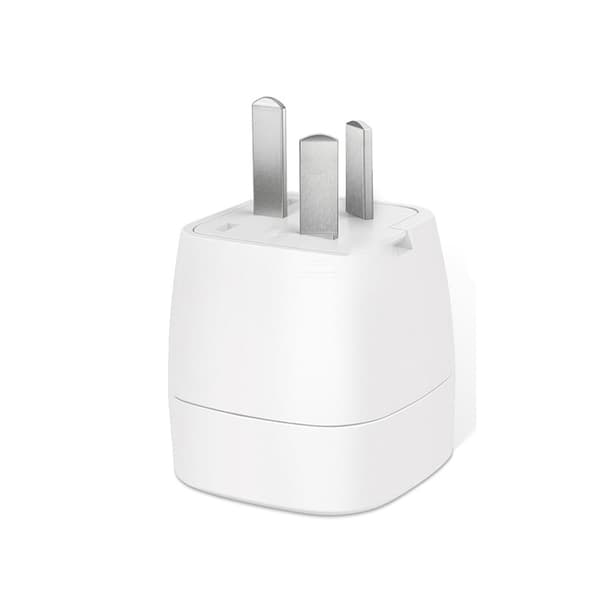 EU to China Travel Adapter - White, Compact and Reliable