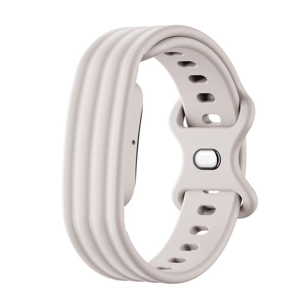 Urrem til Google Fitbit Air, blød silikone erstatningsrem Starlight Starlight