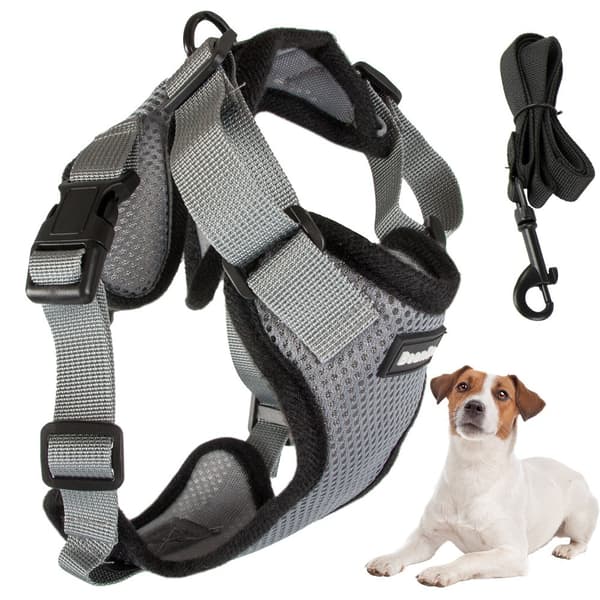 Hundesele / Sele til Hund - Trykfri - L