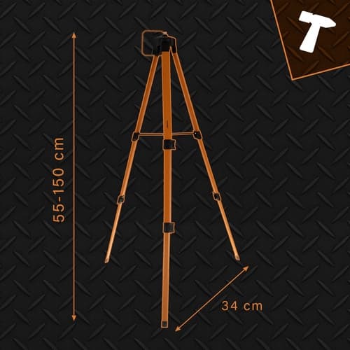 Stativ - Stativ til Krydslaser / Linjelaser / Korslaser - 55-155cm