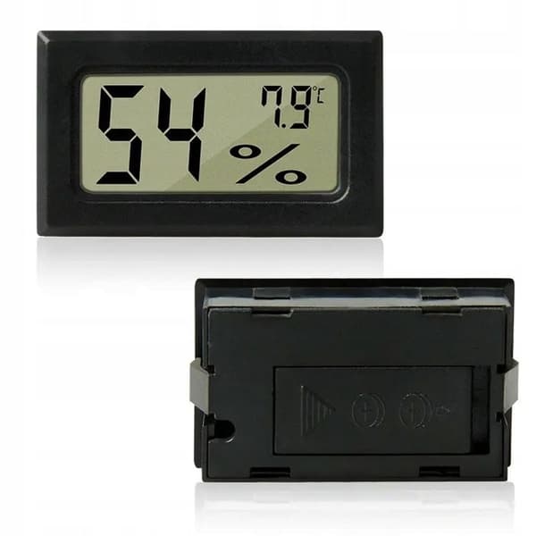 2-i-1 digitalt hygrometer, termometer og fuktighetsmåler