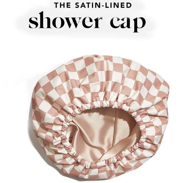 Double-Layer Waterproof Shower Cap coffee