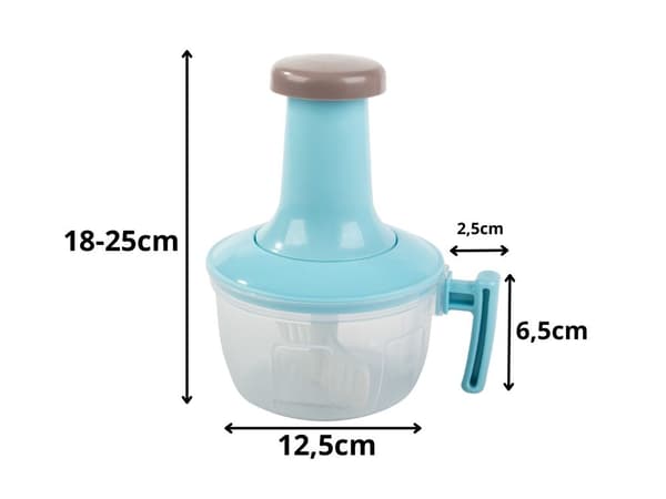 Kitchen Chopper 2-in-1 - For vegetables, fruit and meat