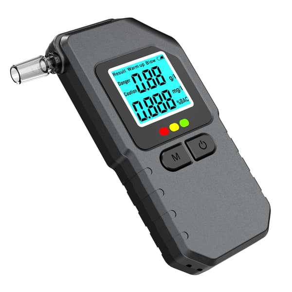 Portable Alcohol Tester with LCD Screen - Accurate and Convenient