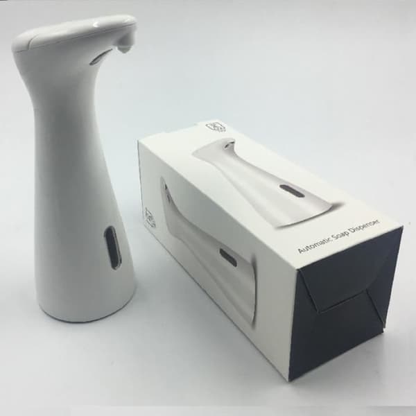 (White) Automatic Soap Dispenser - White - ABS - 200ml - Waterproof - Modern Design