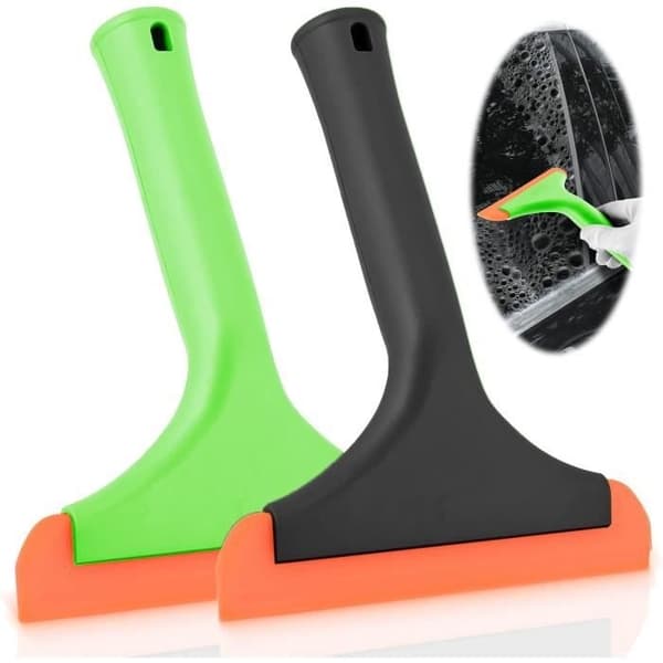 Window squeegee, silicone squeegee for car drying, with hanging hole, for shower mirrors, windows, glass, windshields