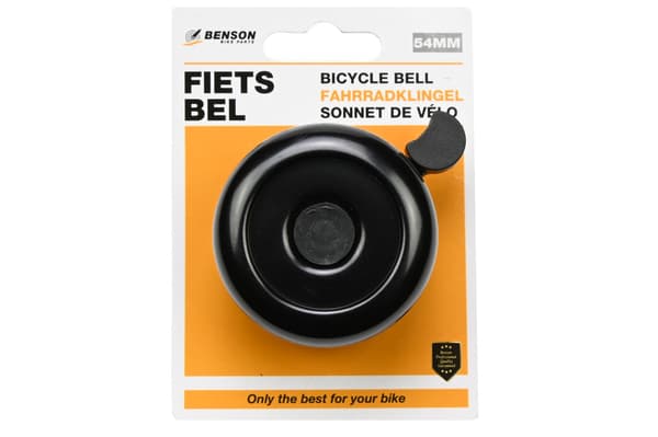 Cykelklokke 54 mm sort