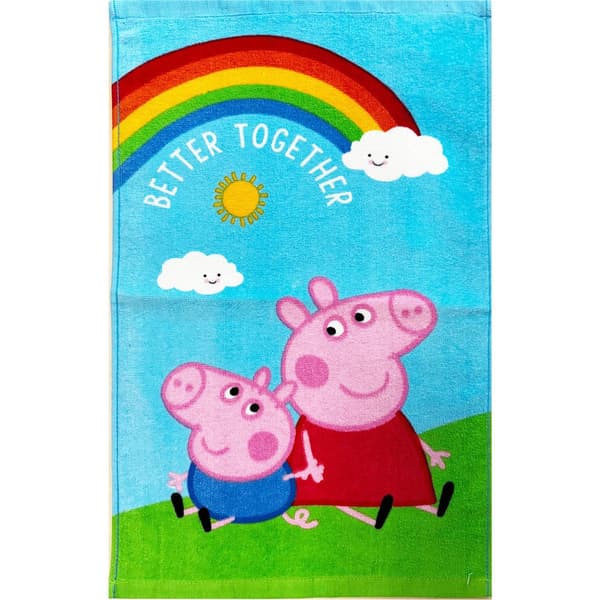 Peppa Gris håndkle, ansiktshåndkle, 30x50 cm