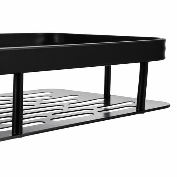 Duschhylla för badrum i aluminium - 2-pack