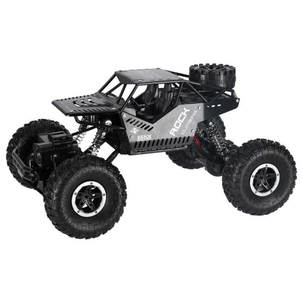 Kauko-ohjattava maastoauto - Crawler - Musta
