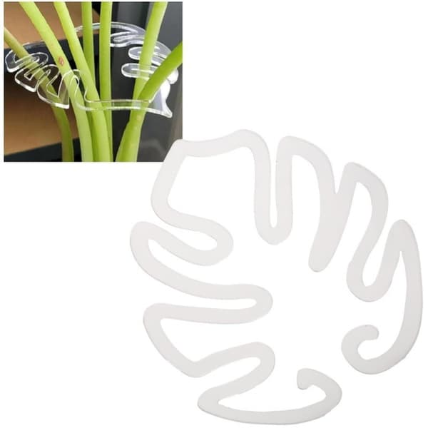 10 Pcs Plant Support - Clear ABS Monstera Leaf Shaping Tool for Climbing Plants