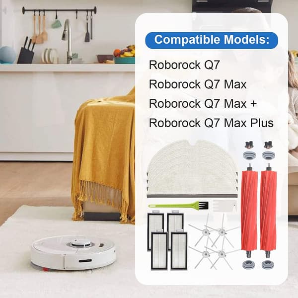 Reservedeler til Xiaomi Roborock Q7/Q7 Max/Max Plus robotstøvsuger