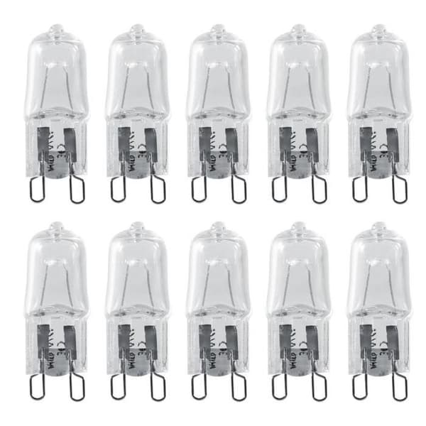 G9 Bulb - Eco-friendly - 10 pcs - 40W - Warm White - Halogen - Indoor