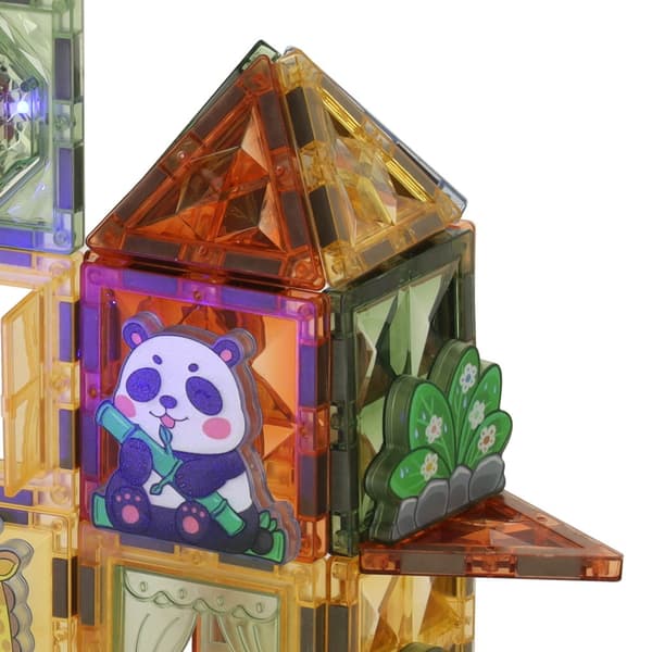 Magnetic Building Blocks with LED - 90 Pieces