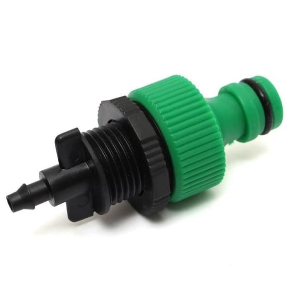 (Black) Diffusion system - 10 m hose - 10 sprinklers - Removable nozzle - Integrated filter