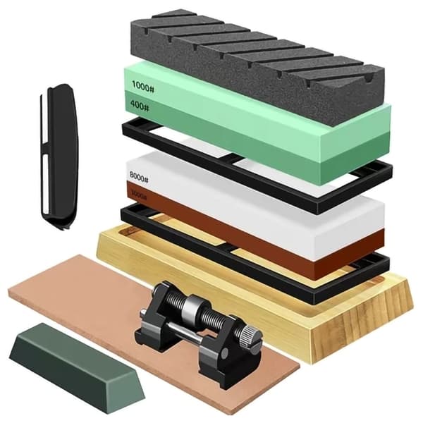 Whetstone Kit for Knife Sharpening / Sharpening Block - 400/1000/3000/8000 Knife Sharpener