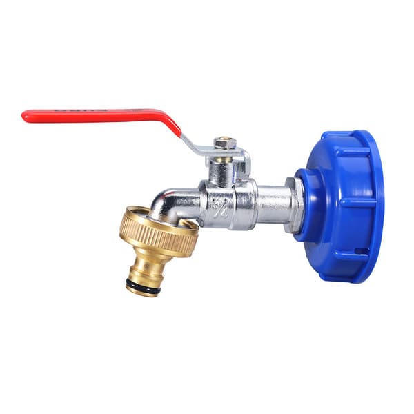 Hane med haneadapter til IBC tank 3/4 tommer legeringshane