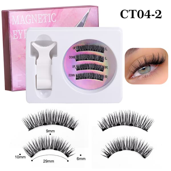 Magnetic False Eyelashes with Applicator Model 7