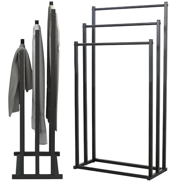 Håndklestativ i metall - Loftdesign for baderom