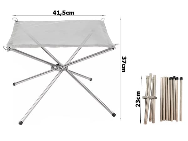 Portable Fireplace - Foldable Fire Net