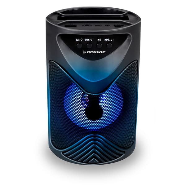 Dunlop Bluetooth-kaiutin FM-radiolla ja puhelintelineellä