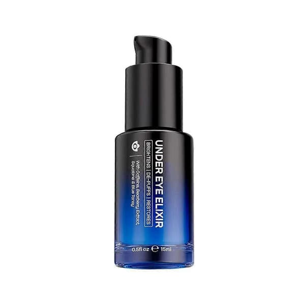Under Eye Elixir Serum med Koffein & Squalane, Daglig Øyepleieessens 15ml