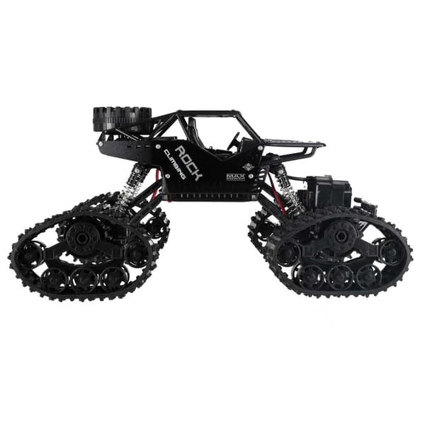 Kauko-ohjattava maastoauto - Crawler - Musta
