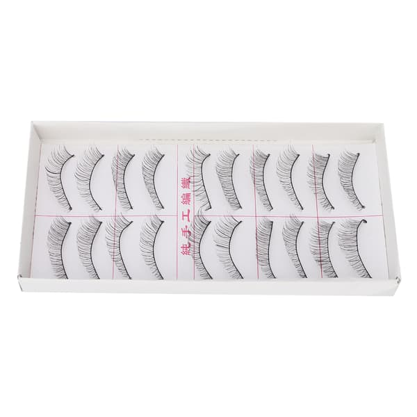 10 Pairs False Eyelashes 3D Handmade Natural Fake Cross Eyelashes for Makeup217