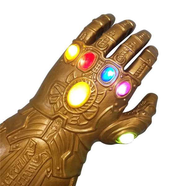 Lysende Handsker Avengers Infinity War Infinity Gauntlet Led Lys Thanos Led Handsker Cosplay Prop Børnehandsker Marvel Børn Cos{f2}