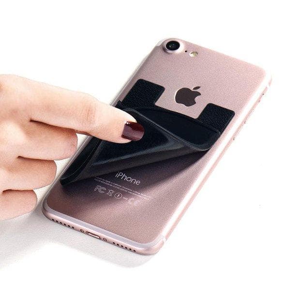3-pack Universal Card Holder/Wallet for Mobile - Self-adhesive