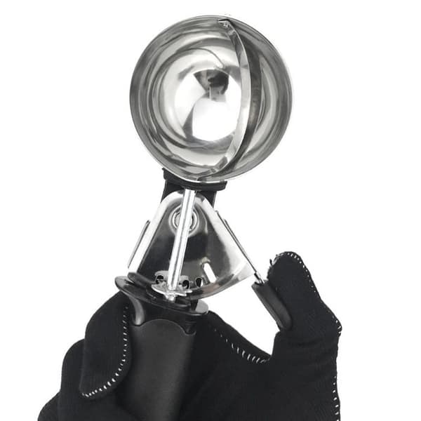 Zhan - Professional Stainless Steel Ice Cream Scoop with Trigger