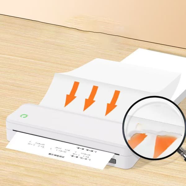A4 Quick-Drying Thermal Paper - 210mm x 297mm - 100 Sheets Folded US Letter Size, Compatible with Various Thermal Printers