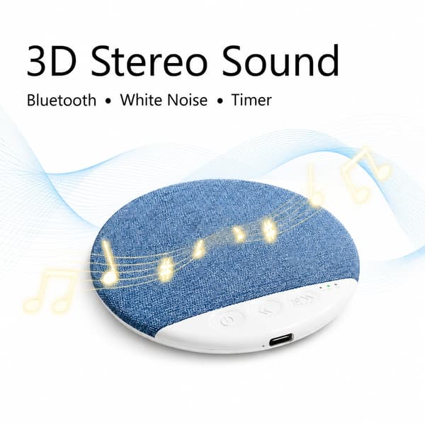 Putehøyttaler med 3D-stereolyd og timer – Bluetooth 5.4