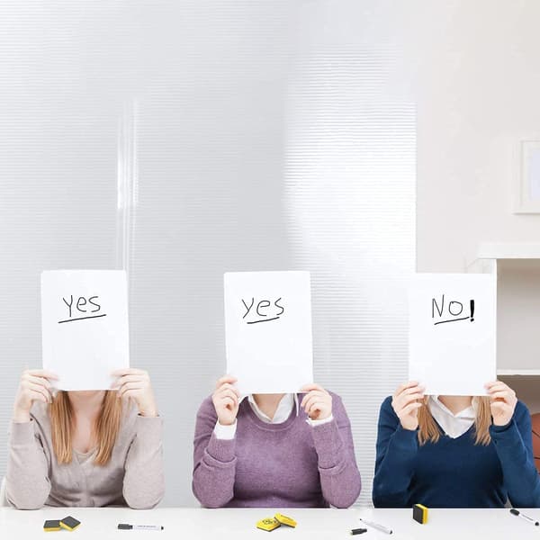 Magnetic whiteboard for refrigerator 6-pack White A4