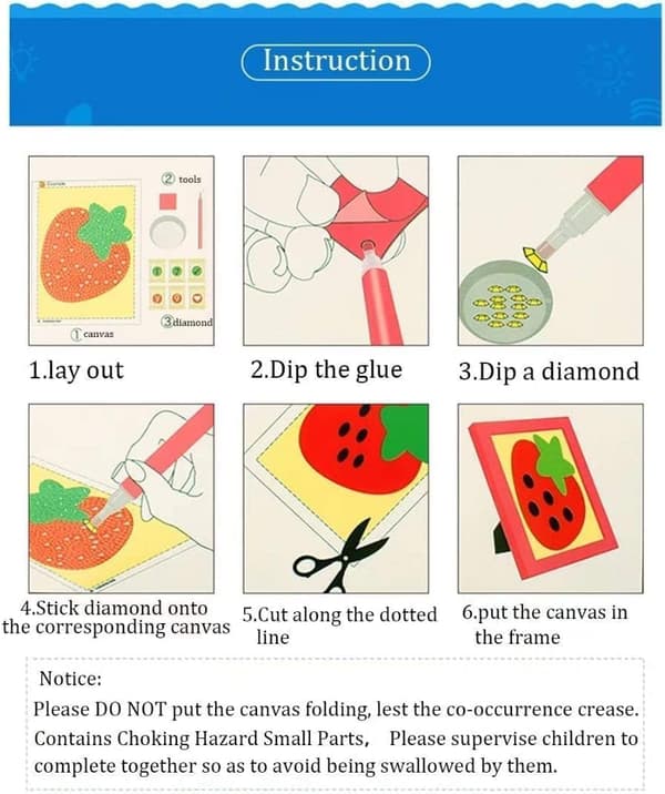9 kpl 5D Stitch DIY Timanttimaalaustarrasarjat, Lilo DIY Luova Timanttimosaiikkitarrat