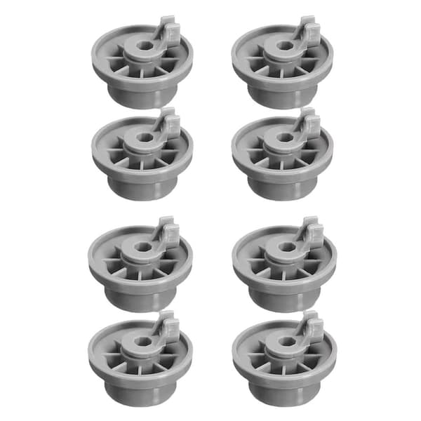 Dishwasher Lower Basket Wheel Replacement - 8 Pack, Compatible with Bosch and Siemens Dishwashers