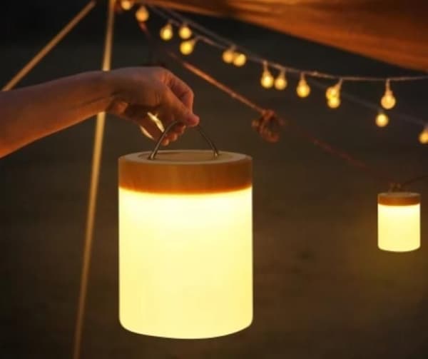 Adjustable LED Night Light with Touch Function for Children, 16 RGB Colors, Dimmable, USB Rechargeable