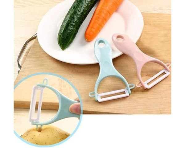 Fruktskalare, Keramisk skalare, Keramiska bladskalare för frukt, potatis och grönsaker, Set