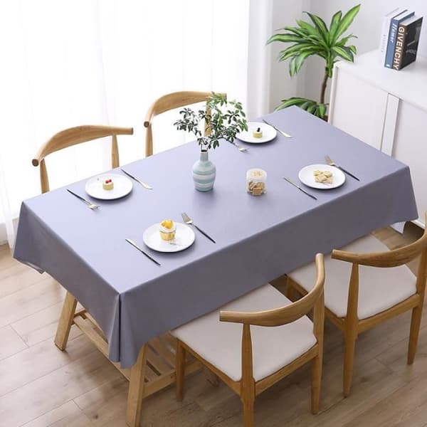(Lys grå) Duk - Europeisk stil - 140x220cm - Lys grå - Vanntett og flekkbestandig - Rektangulær